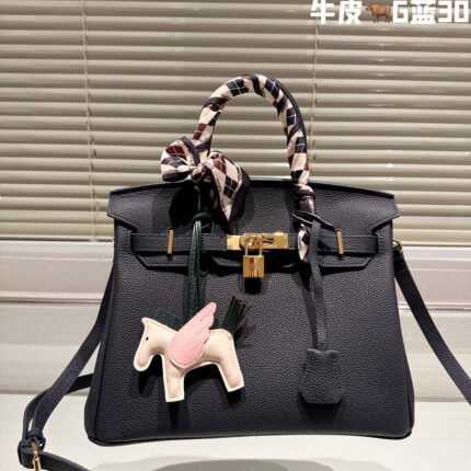 Hermès Birkin Togo Calf Gold Hardware Midnight blue size: 30????????/ 25????????